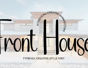 Front House Script font