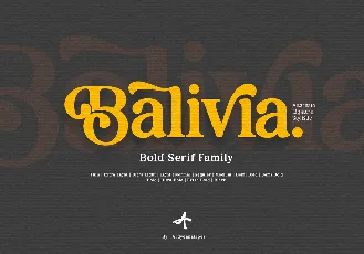 Balivia Free font