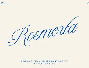 Rosmerta font