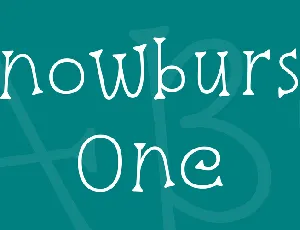 Snowburst One font