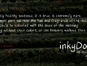 inky Doo TRIAL font