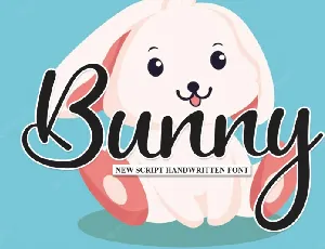 Bunny Script font