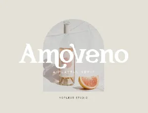 Amoveno Typeface font