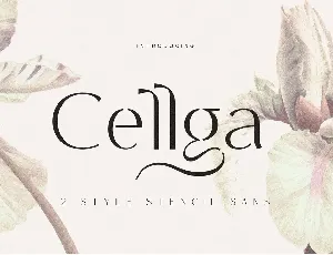 Cellga font