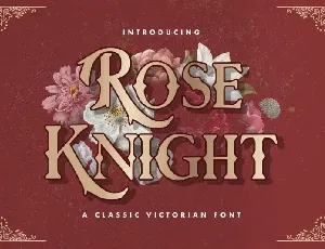 Rose Knight Display font