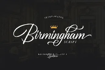 Birmingham Script font