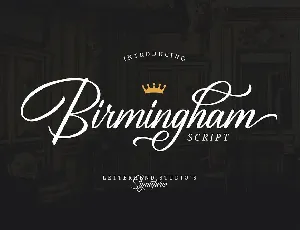 Birmingham Script font