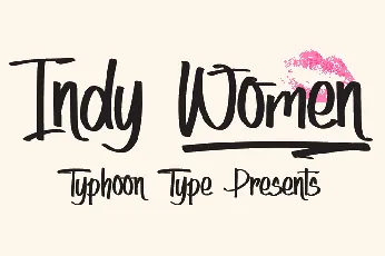 Indy Women Script font