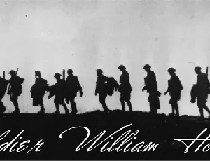 Soldier William Holmes font