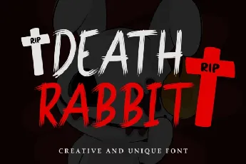 Death Rabbit Display font