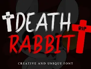 Death Rabbit Display font