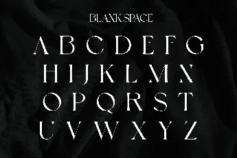 Blank Space font