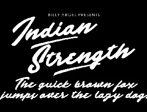 Indian Strength Free Download font