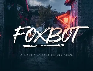 Foxbot font