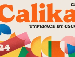 CS Calika font