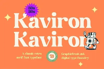 Kaviron font