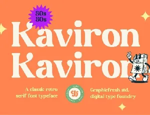 Kaviron font