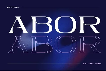 Abor - Demo Version font