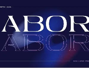 Abor - Demo Version font