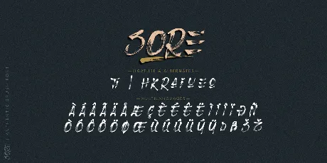 Sore font