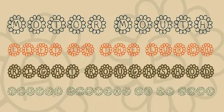 Flower Power font