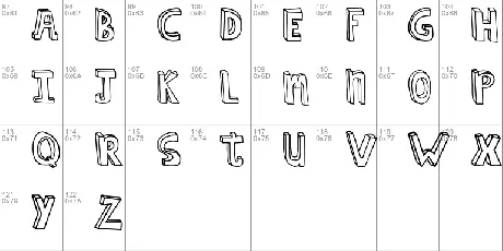 hildeCAPS font