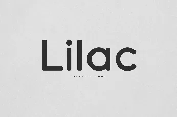 Lilac font