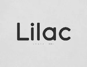 Lilac font