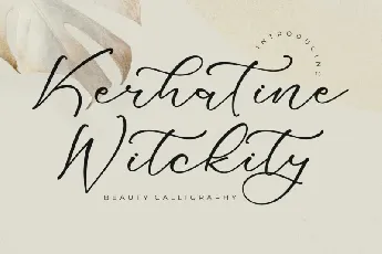 Kerhatine Witckity font