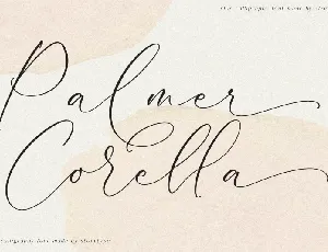 Palmer Corella font