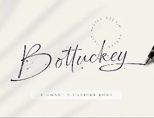 Bottuckey font