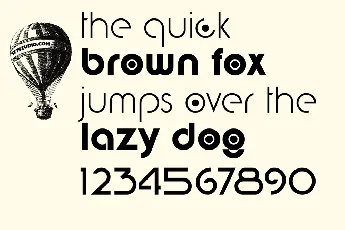 Digital Geometric font