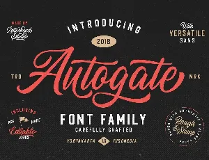 Autogate Duo font