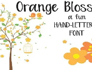 Orange Blossoms font