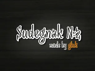 SudegnakNo2 font