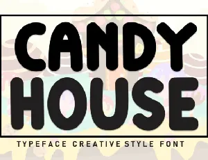 Candy House Display font