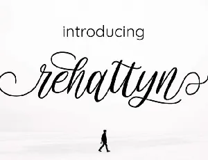 Rehattyn Calligraphy font