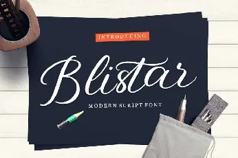 Blistar font