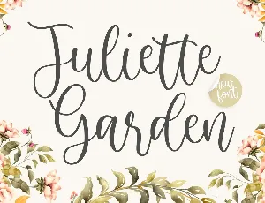 Juliette Garden font