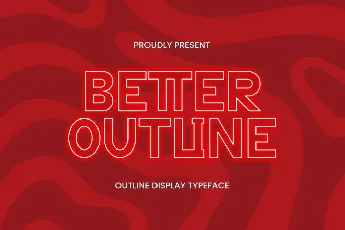 Better Outline font