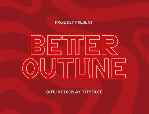Better Outline font