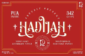 Hadijah Free Trial font