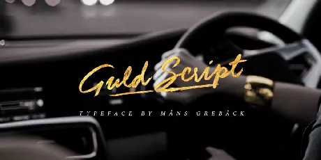 Guld Script PERSONAL USE ONLY font