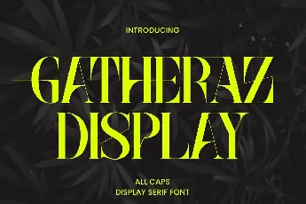 Gatheraz font