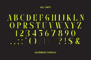 Gatheraz font