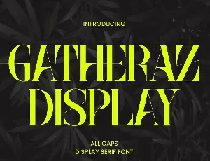 Gatheraz font