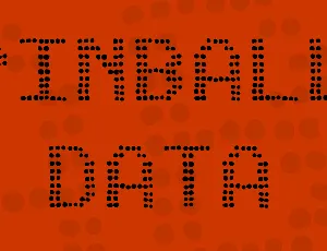 Pinball Data font