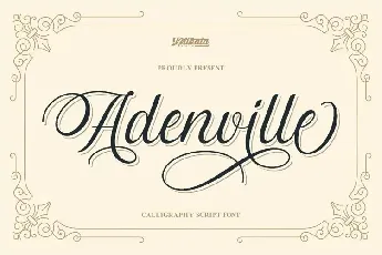 Adenville font