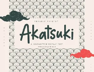 Akatsuki font