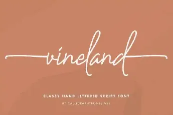 Vineland Handwriting font